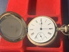Vintage Waltham Hillside pocket watch, Grade 8, Model 1884, 14s,7j,Hunter,Runs