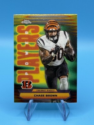 2025 TOPPS CHROME CHASE BROWN POWER PLAYERS #PP-19 CINCINNATI BENGALS