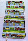 Vintage Bazoongi Kids' Slumber Sleeping Bag Train Design 100% Cotton 54” x 28”