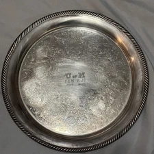 RARE Vintage University Of Michigan Silver Plate InternationalSilverCo. #670