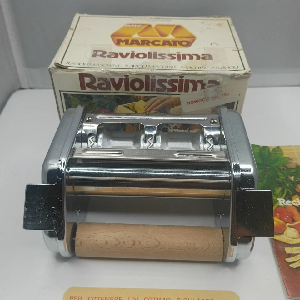 Accesorio accesorio de máquina de rodillos de pasta vintage Raviolissima Marcato Italia Foto 2 de 4