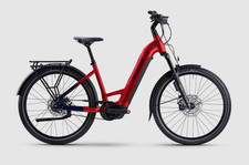 Haibike Bici Elettrica da City/Trekking TREKKING 9 ABS Low Rosso Dinamite/Blu