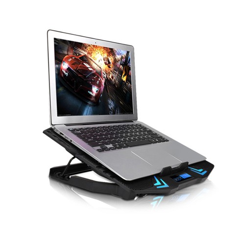 Notebookkühler mit Lüfter einstellbarer Laptop-Kühlkissen-Silent-Kühlständer - 第 5/12 張圖片