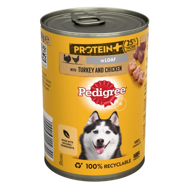 Pedigree Tins Prot Turkey Chicken 12x400g Dog Food Tins Tray eBay