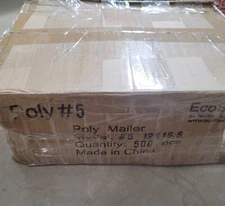 1000 12x15.5 ECOSWIFT WHITE POLY MAILERS SHIPPING ENVELOPES BAGS