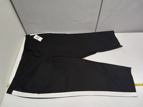 Michael Kors Women'S Plus Size Black Dress Pants W/White Stripe (Size 24W) Nwt - Picture 9 of 18