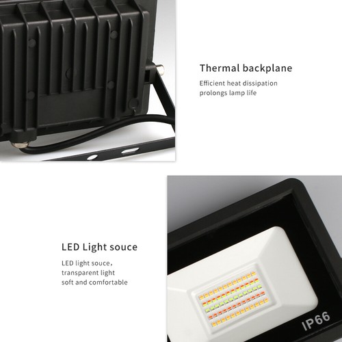 Tuya Smart Floodlight LED Reflector Outdoor Lighting IP66 220V 30W 50W 100W RGB - Picture 12 of 15