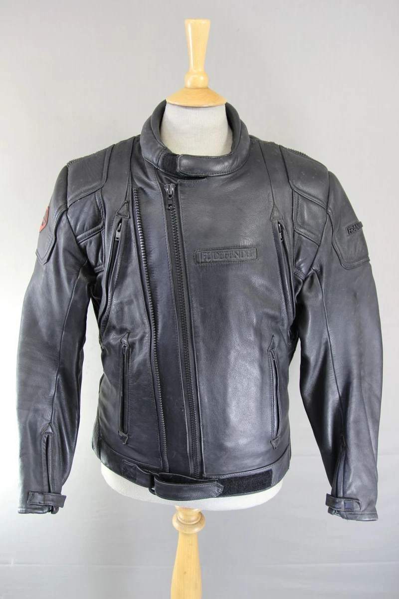 FRANK THOMAS DEFENDER ARMASPORT CLASSIC BLACK COWHIDE LEATHER
