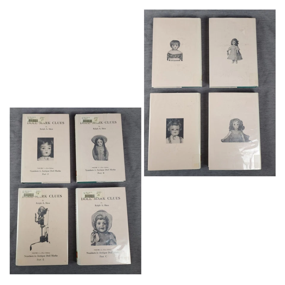 Antique Mystery Doll Mark Clues 9 Volume Set Hardcover Book Let Set Ralph Shea - Image 2 of 4