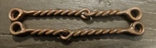 5" Twisted Wire Copper Double Snaffle Walking Horse Bit