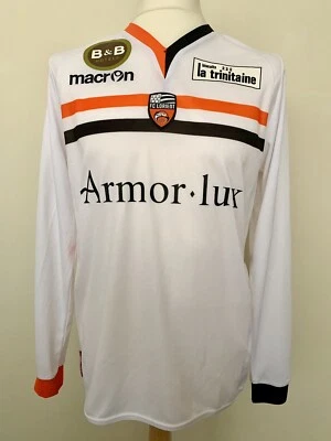 Football Club Lorient 2013-2014 Away Abdullah match prepared Macron France shirt - Photo 1/4