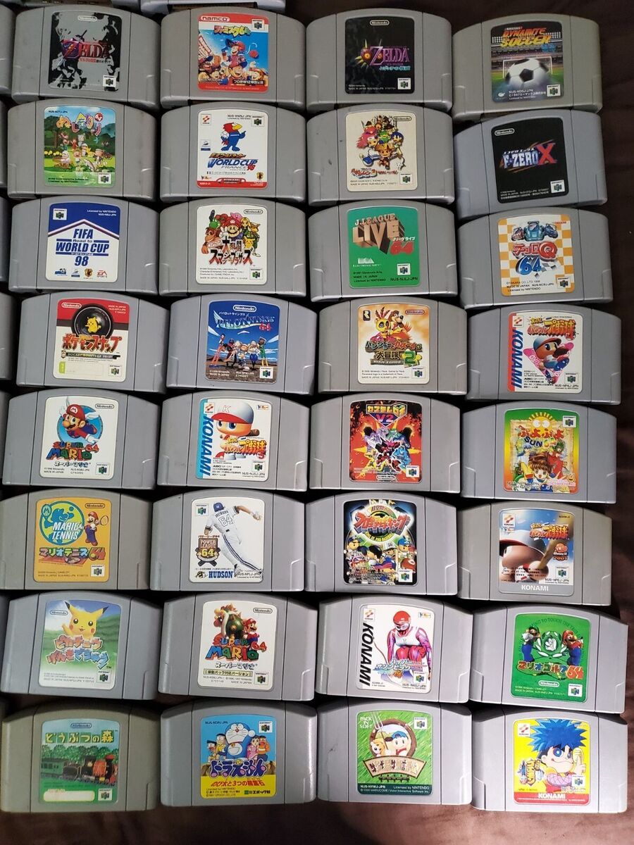 Authentic Nintendo 64 N64 Games Japanese Import cartridges YOU PICK mario  zelda