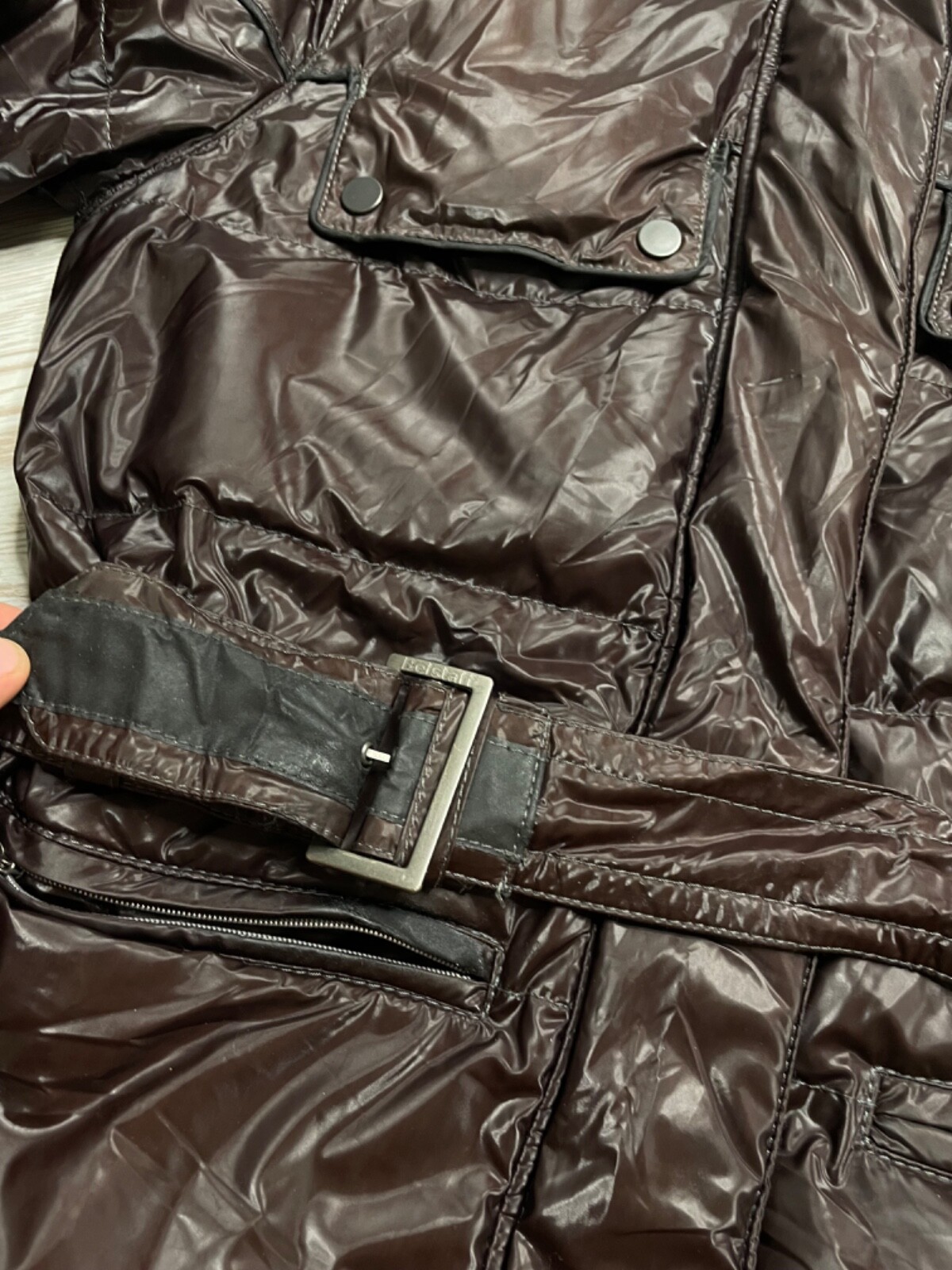 Belstaff brown women’s down jacket - image 7