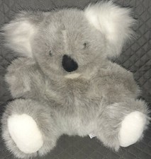 Vintage 1993 10" SMILE KOALA Stuffed Plush Hand Puppet