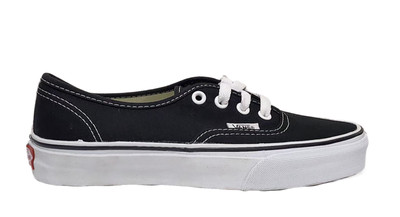 Vans Adult Unisex Authentic Shoes Black / White VN000EE3BLK