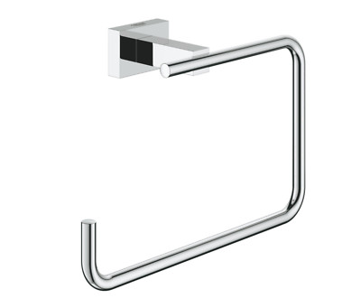 Grohe Essentials Cube Handtuchring chrom, 40510001, Handtuchhalter