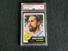 2018 TOPPS LIVING SET #99 ENDER INCIARTE *PSA 9 MINT*  ATLANTA BRAVES