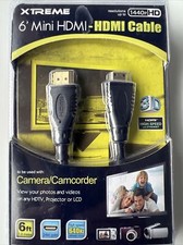 Mini HDMI to HDMI Cable Adapter Converter 4K UHD High Speed HD HDMI A to Mini C