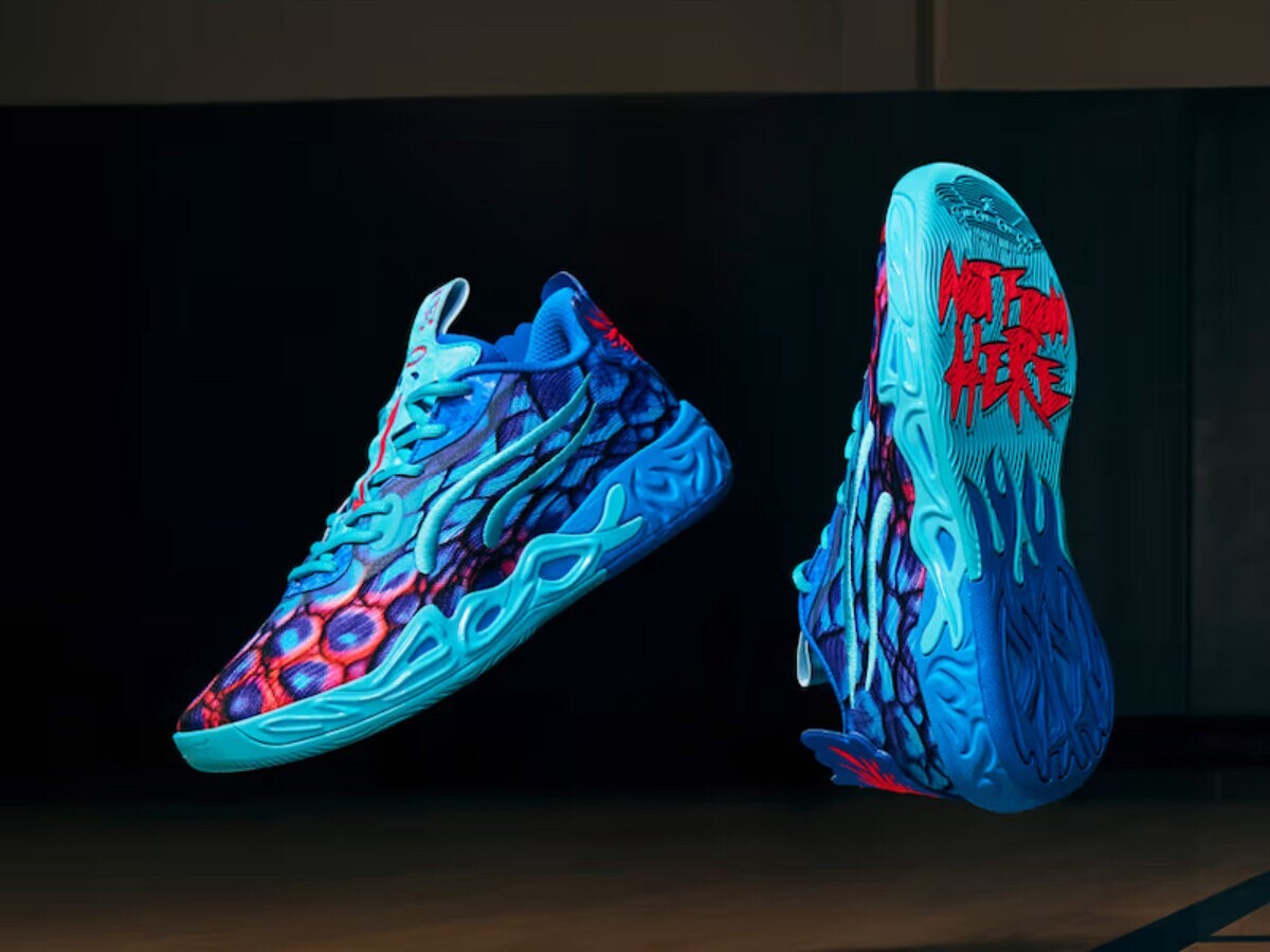 【大人気】PUMA Lamelo MB 2.0 アクアブルー/パープル 大人気】PUMA Lamelo MB 2.0 アクアブルー/パープル - メルカリ