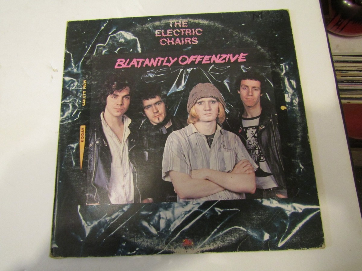 1-LP-THE ELECTRIC CHAIRS-BLANTLY OFFENZIVE-ATTIC REC.-LAT-1056-CDN