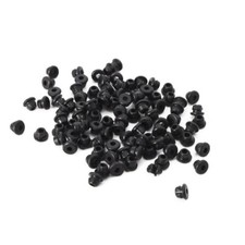 100 Armature Bar Nipples Tattoo Rubber Grommet Step Bushings Machine Gun