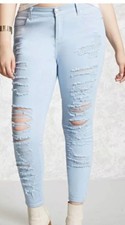 forever 21 distressed jeans