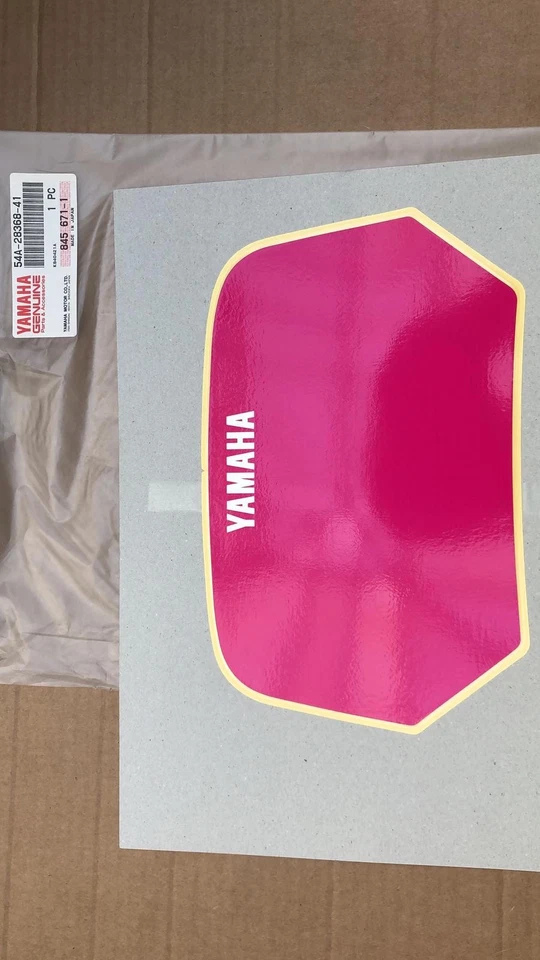 Calcomanía carenado delantero Yamaha DT50 ENDURO 54A 1986 1987 1988 ¡N.O.S! Foto 2 de 3