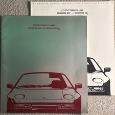 Porsche 928 S4 & 928 GT Prospekt 1987 deutscher Text