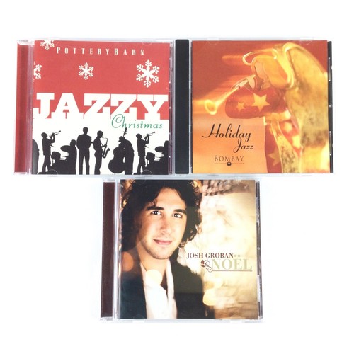 Holiday JAZZ Christmas Music CD lot x 3 Josh Groban Noel, Jazzy