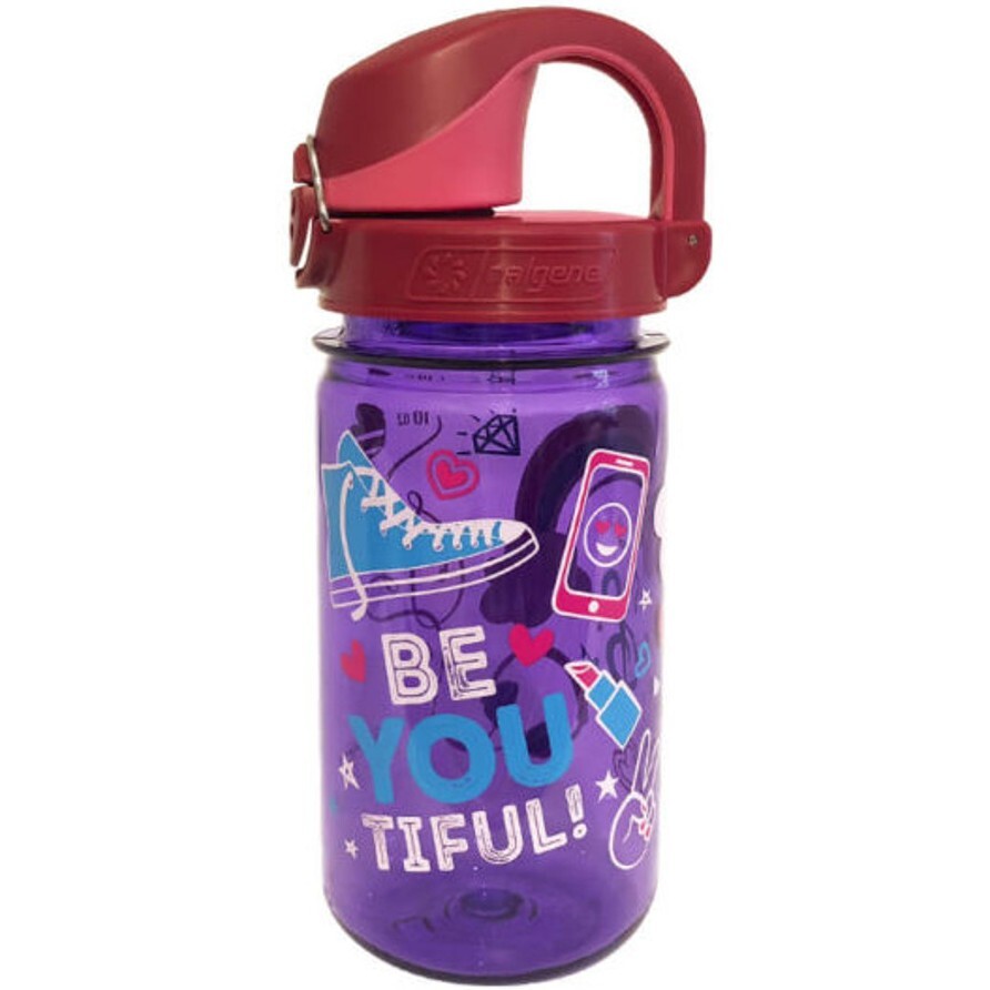 Nalgene Sustain On-The-Fly 12oz Kids Bottle (Purple BeYOUtiful) OTF Reusable