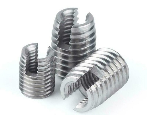 10 Pezzi M2*0,4mm Dado Acciaio Inox Inserto Solido Filettatura Riparazione Filetti Metallo - Foto 2 di 4