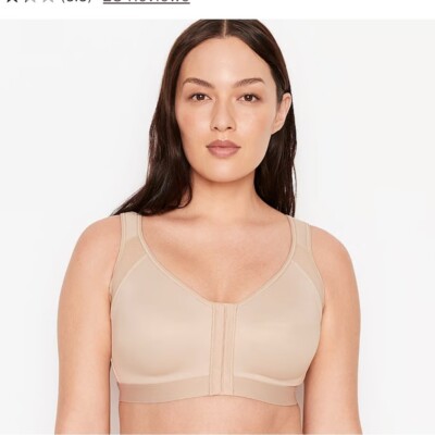 LEONISA SHAPEWEAR unlined wireless posture corrector bra made in Colombia