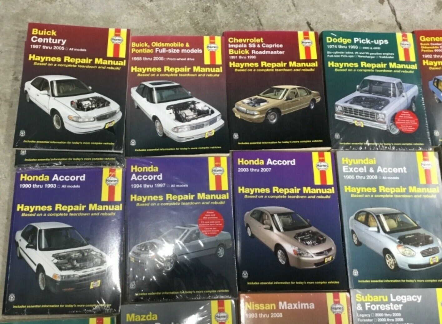 Hayes Repair ManualsChevy,Dodge,Honda,Jeep,Mazda,Subaru,Toyota & More 19 Total eBay