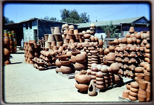 1970s 26 Orig 35mm Slides Tijuana Mexico Street Vendors Pottery Black Velvet MP - Picture 21 of 21