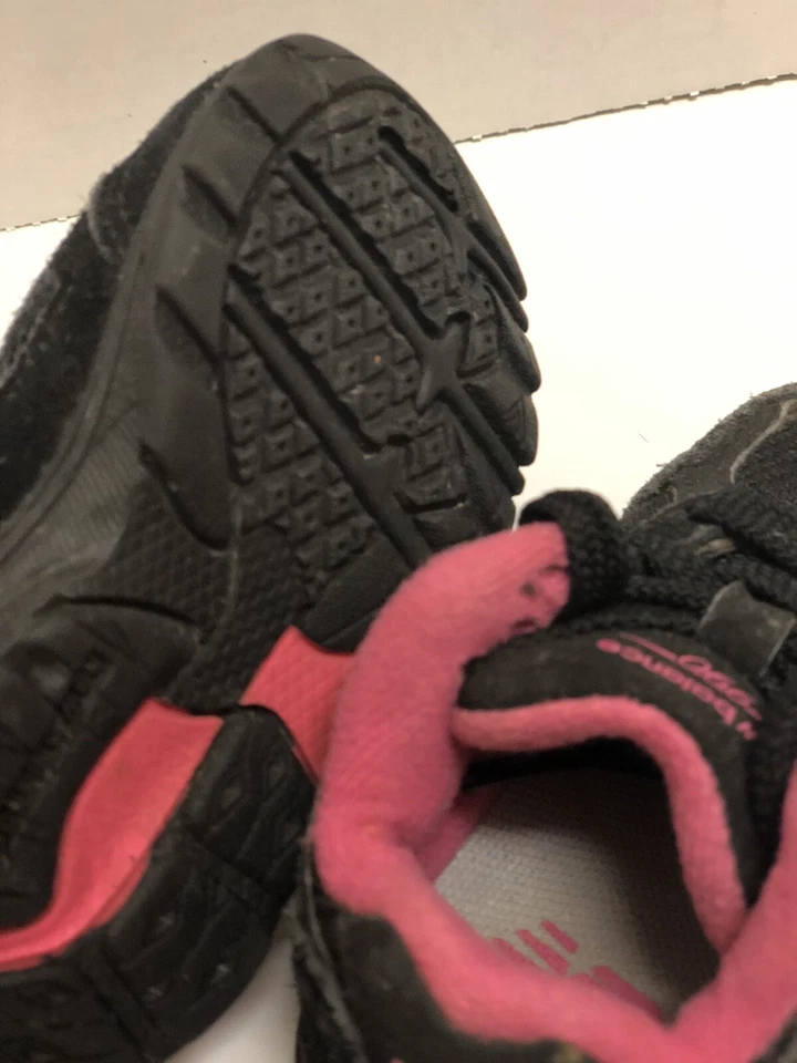 New Balance KJ990 Infantil Talla 3 NEGRO/ROSA Zapatillas con Cordones Zapatos Foto 4 de 4