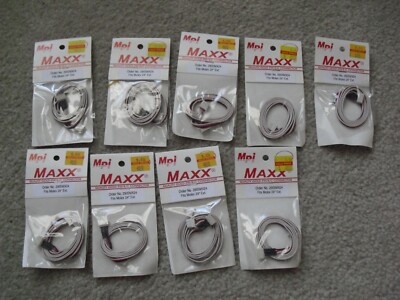 Lot of 9 MPI Maxx Products RC Connector Fits Molex 24'' Ext 2905 MX24 NIP