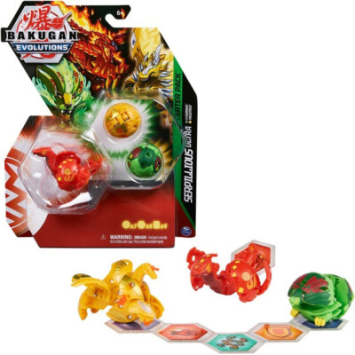 ° Spin Master 6066543 BAKUGAN 'Evolutions' Starter Pack mit 3 Bällen Neu & OVP