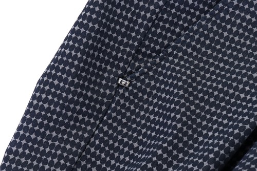 NUEVOS CON ETIQUETAS PANTALONES ENTRE AMIS elásticos pantalones de algodón azul oscuro lujo Italia EE. UU. 33 - Imagen 4 de 4