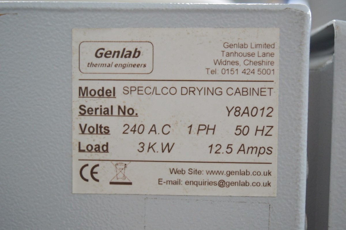 Genlab LCO Warming Drying Cabinet 240v 13Amp !! PERFECT CONDITION 20-100  degrees | eBay UK