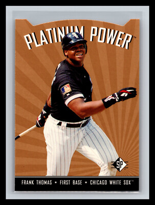   FRANK THOMAS 1995 UPPER DECK SP PLATINUM POWER DIE CUT INSERT # PP 18