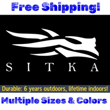 SITKA Large Vinyl Decal Sticker 5"-11.5" - Hunting, Outdoor Gear, Tactical Gear