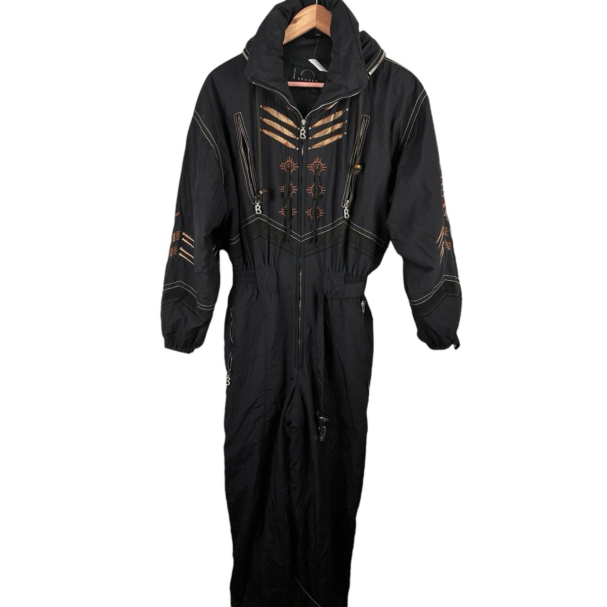 Vintage Bogner Embroidered Goan Thylmann One Piece Ski Suit Vintage Bogner Embroidered Goan Thylmann One Piece Ski Suit