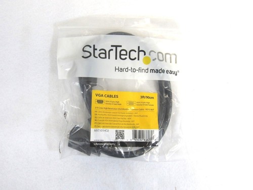 StarTech MXT101HQ3 3FT Coax High Resolution VGA M/F Monitor Extension Cable 73-1 - Picture 1 of 3