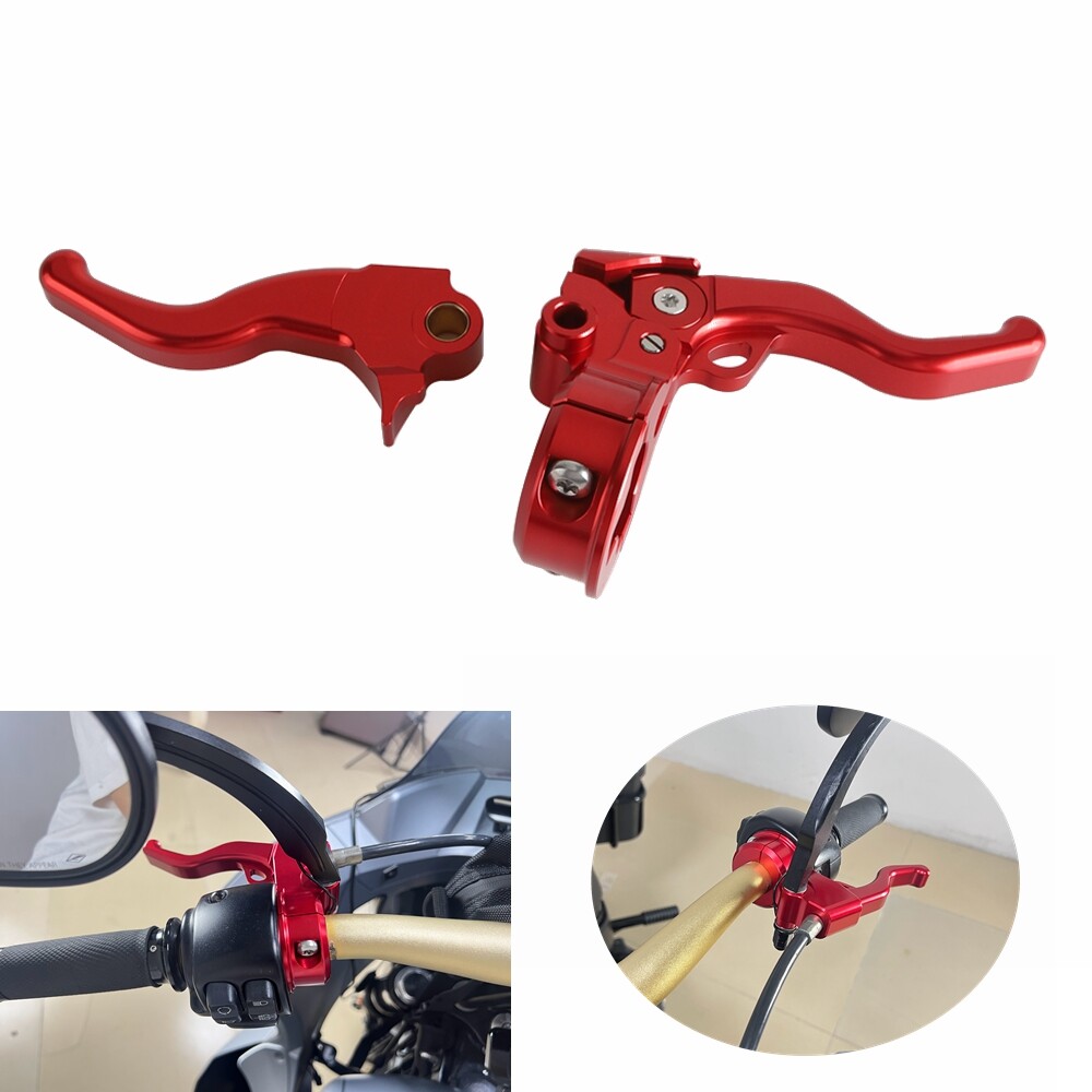 5.2"" Easier Pull Clutch Brake Lever For Harley Softail Breakout FXSB 2014 1"" Bar