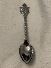 ANTIQUE VINTAGE COLLECTABLE * Canada * SOUVENIR SPOON 4.75 INCHES -MADE Holland