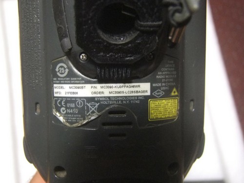 Symbol MC3090-KU0PPAGA6WR Barcode Scanner with BATTERY - Bild 7 von 7