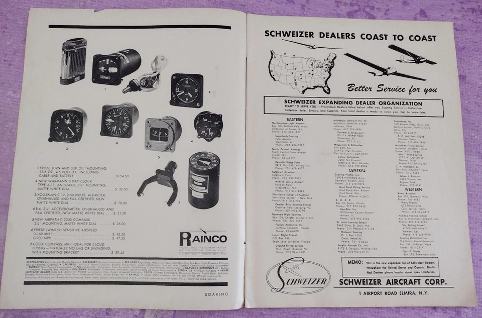 Soaring Magazine March 1965 Pilot Report PRUE II-A German Flying Club Aviation - Image 4 of 4