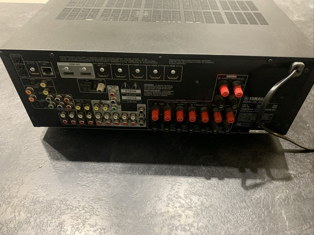 HDMI AVアンプ YAMAHA RX-V775 RX-V775 - Overview - AV Receivers - Home Audio - Products