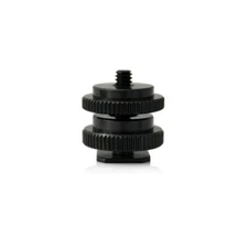 CAMVATE Hot Shoe Mount to 1/4"-20 Thread Screw Adapter for Camera Microphone GPS
