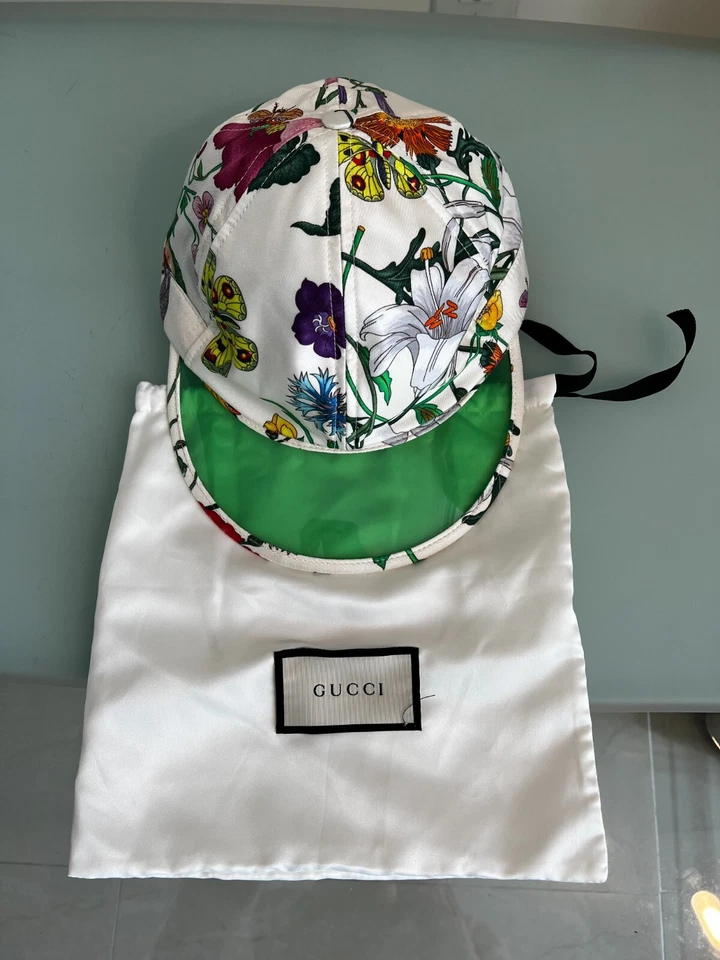 年末 GUCCI グッチ GGデニムバケットハット S 57cm レディース